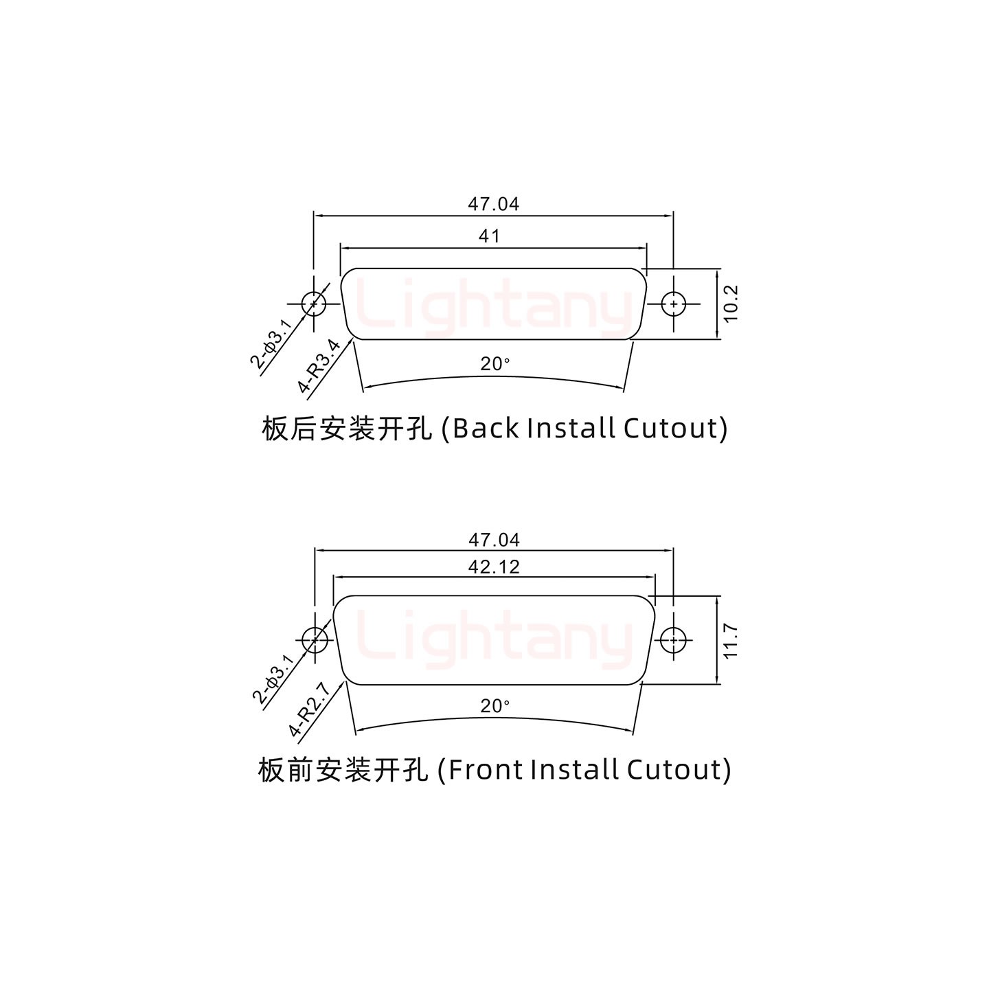 DB25母對(duì)公 轉(zhuǎn)接頭沖針