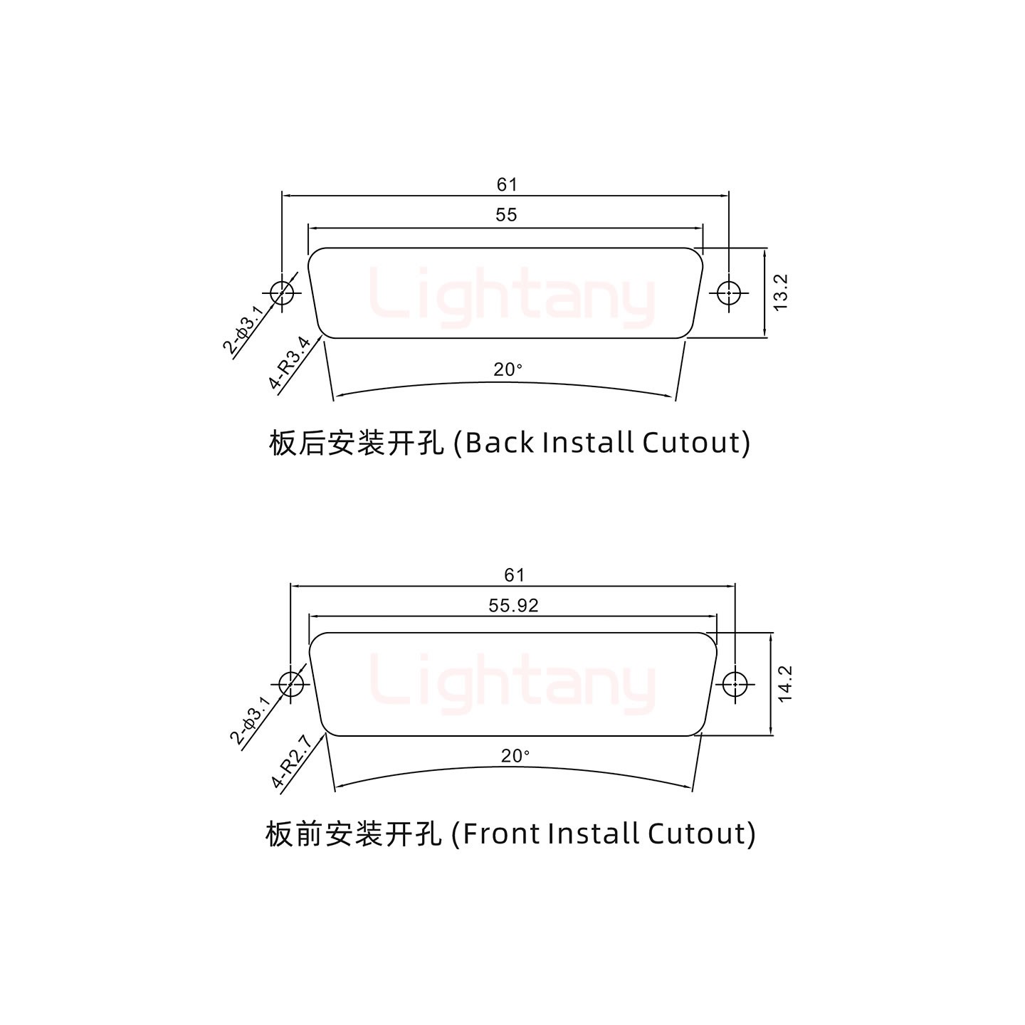 47W1公壓線式/配螺絲螺母/大電流10A