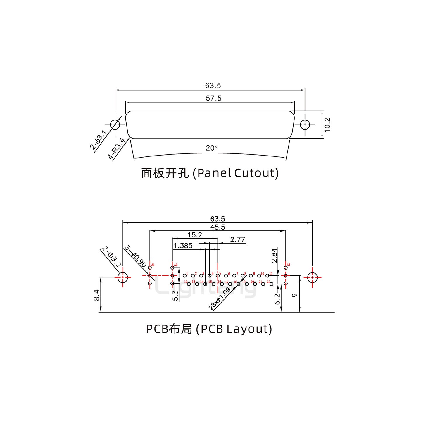 防水25W3公彎插板/鉚支架/鎖螺絲/射頻同軸50歐姆