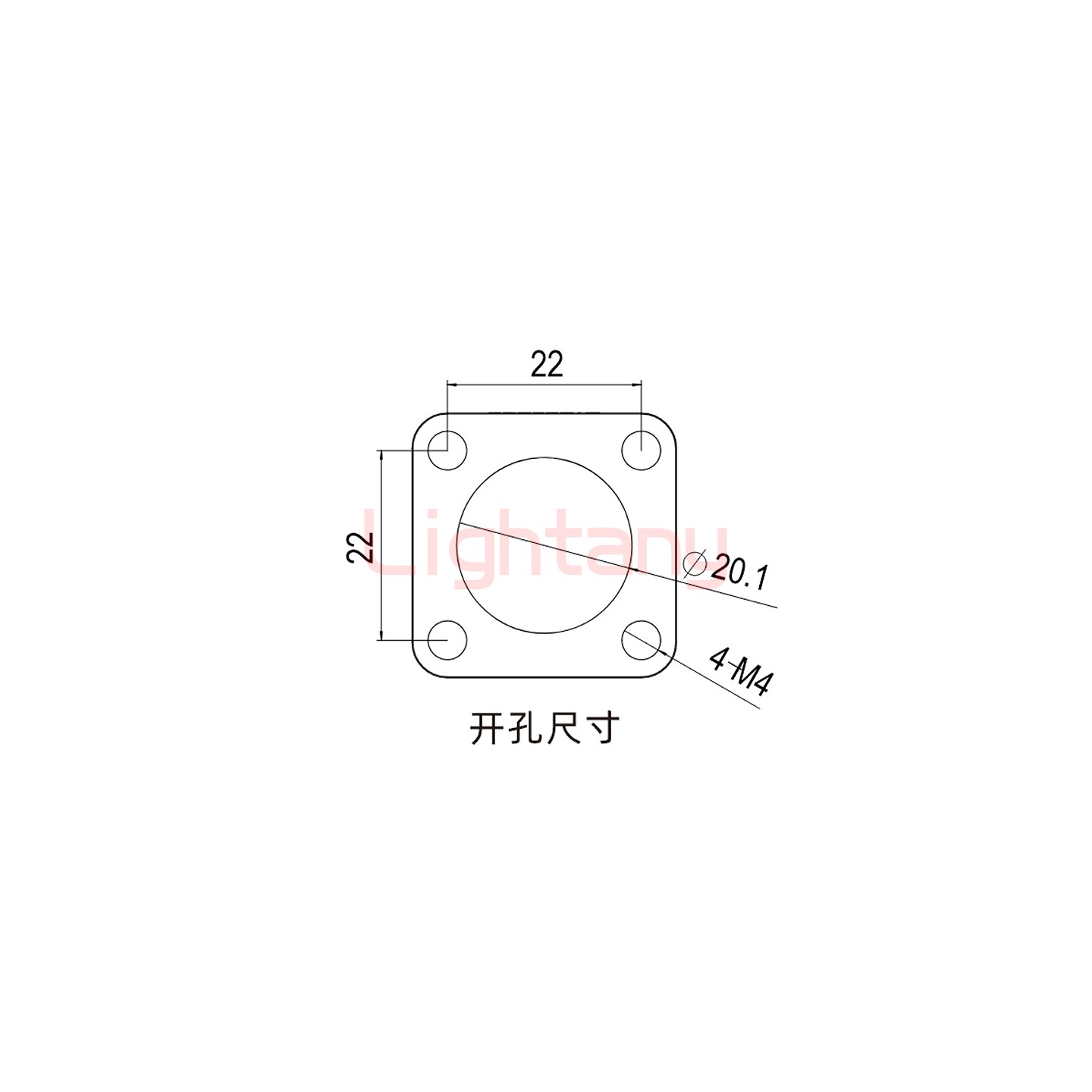 LTC1020BS-M1BL銅排螺紋穿墻插座 100/150/200A 黑色