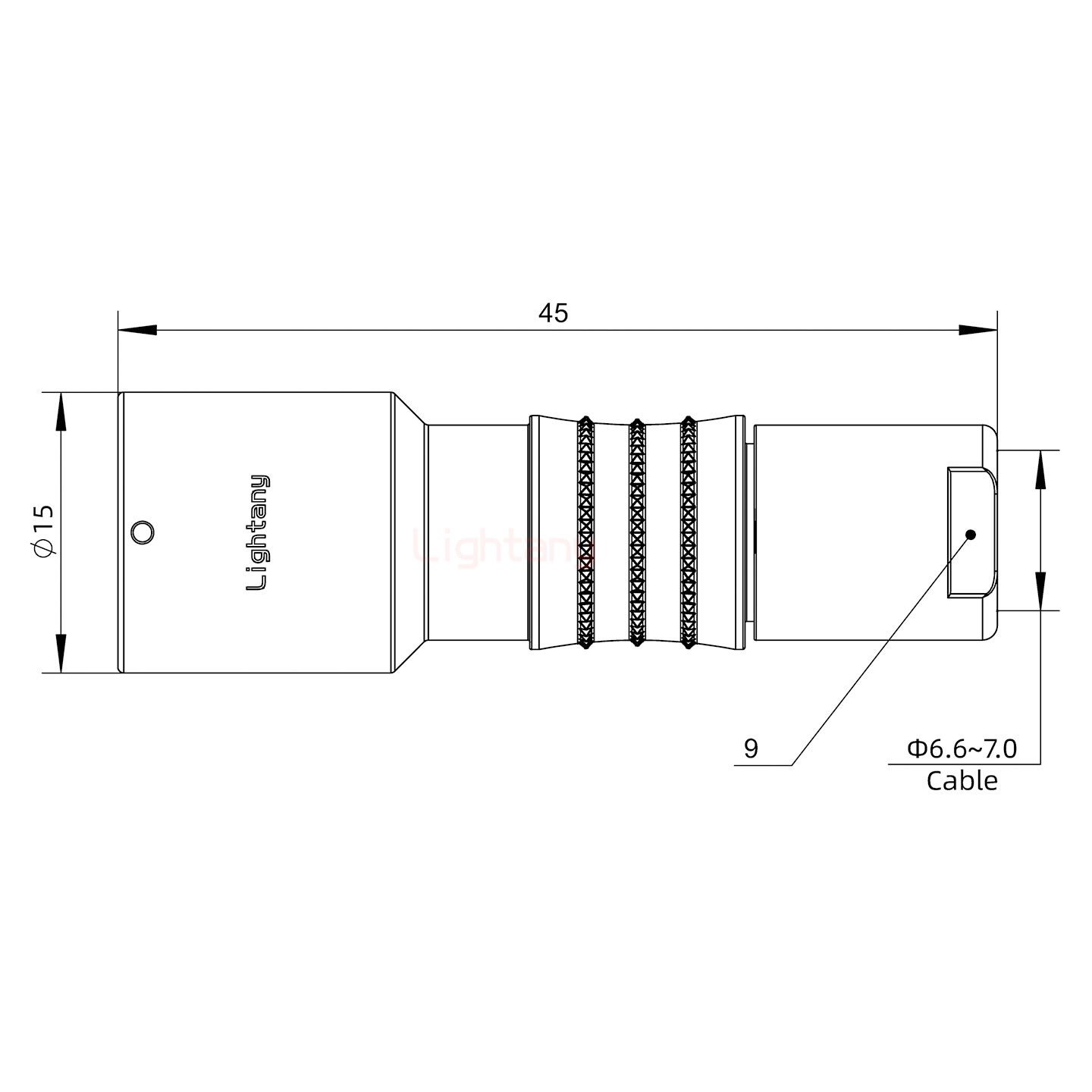 FHG.1K.002.CLAK70推拉自鎖彎式插頭